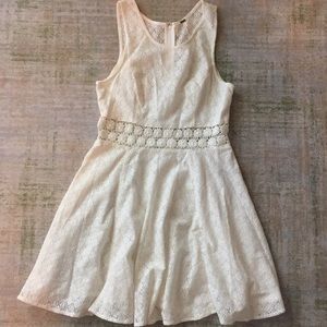 Free People Lace Crochet Daisy Dress